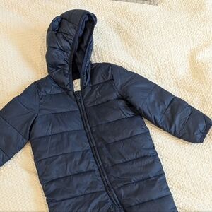 GAP Dark Blue Baby Snowsuit